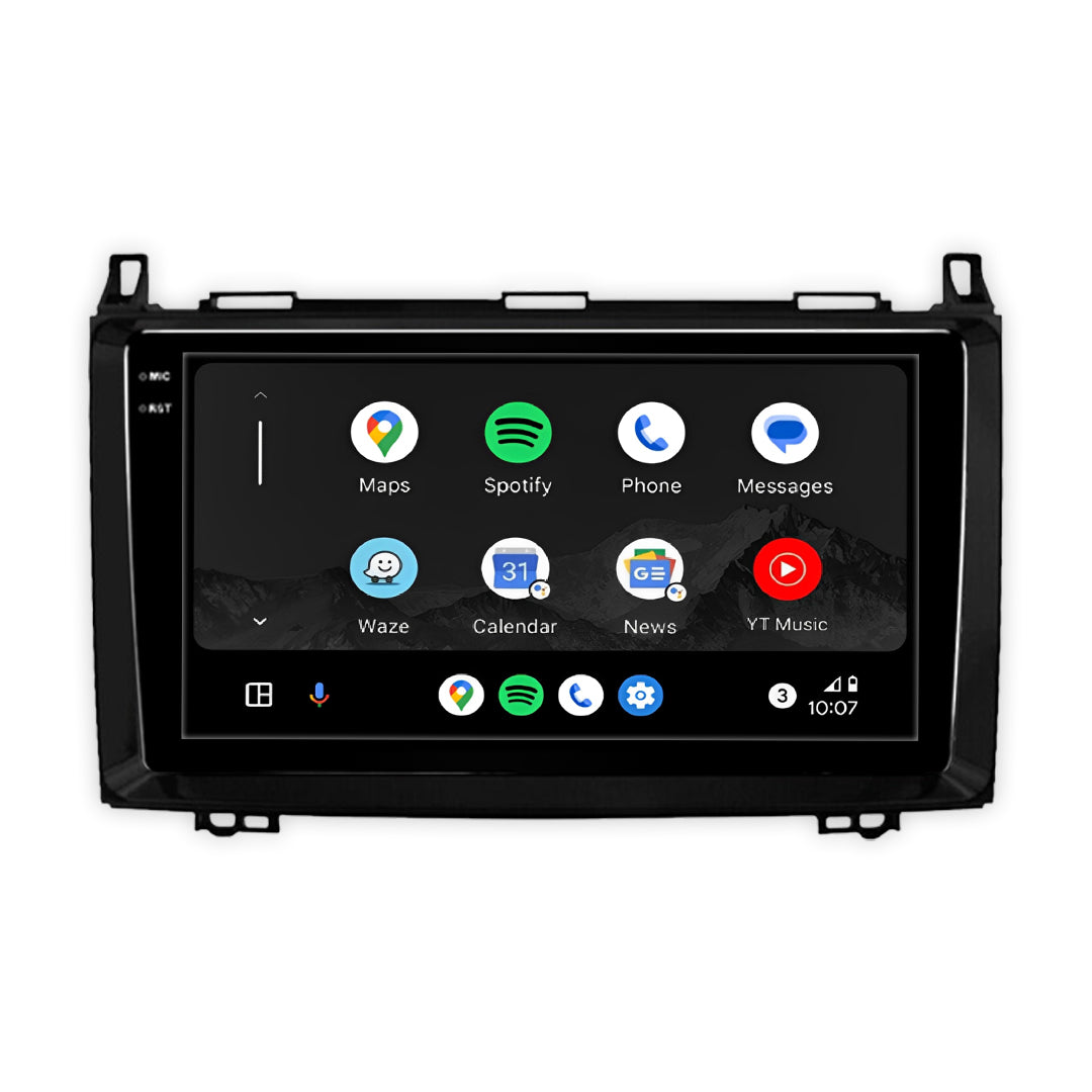 Mercedes-Benz V-Class / Vito / Viano / W639 (2006 - 2014) 9" Wireless Android 16 Head Unit for Apple CarPlay / Android Auto