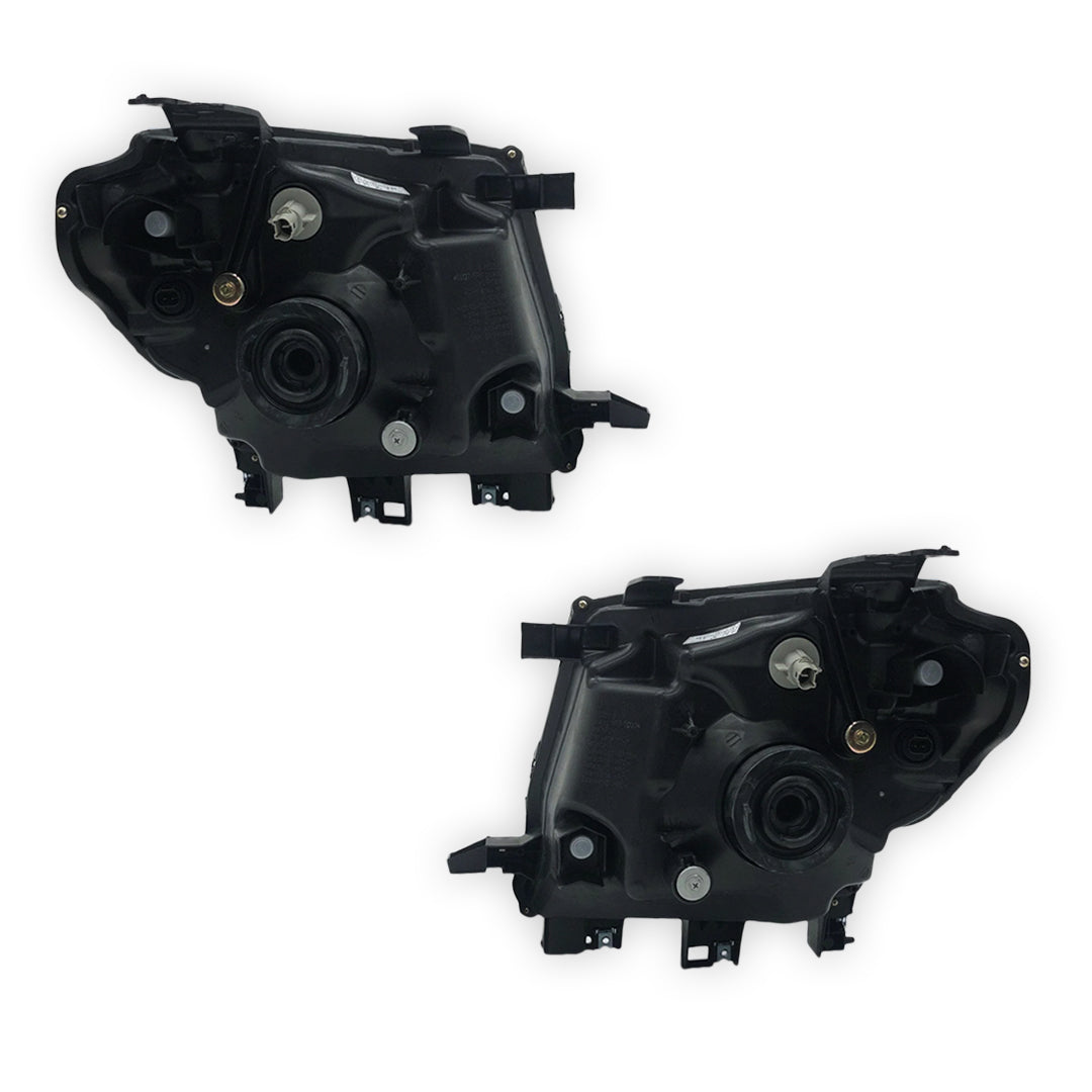 Ford Ranger PX (2011 - 2015) Black OEM Style Headlights LH + RH