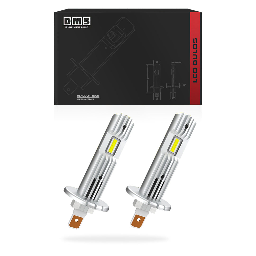 H1 12000LM White Headlight LED Bulbs