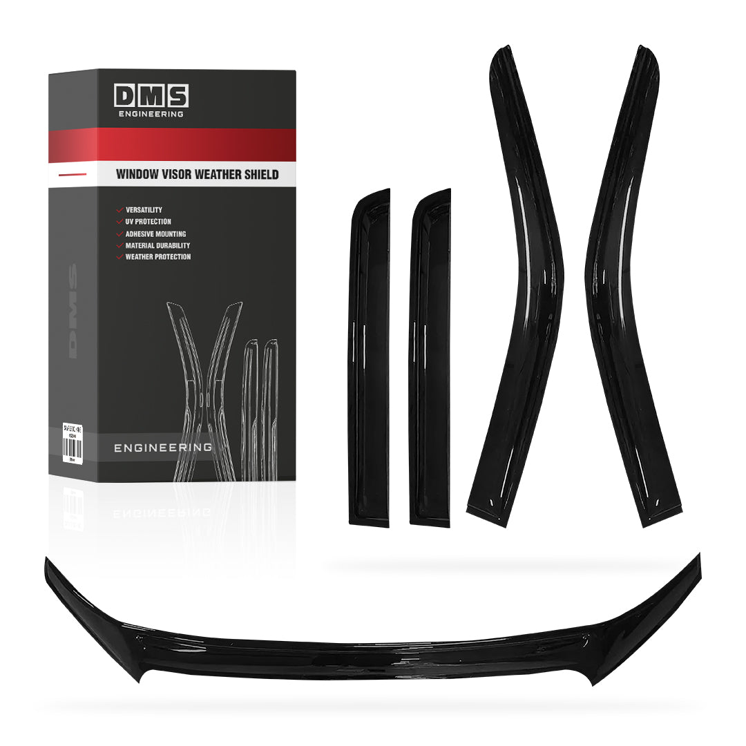Isuzu D-MAX RG (2021 - 2023) Bonnet Protector Guard + Window Shields