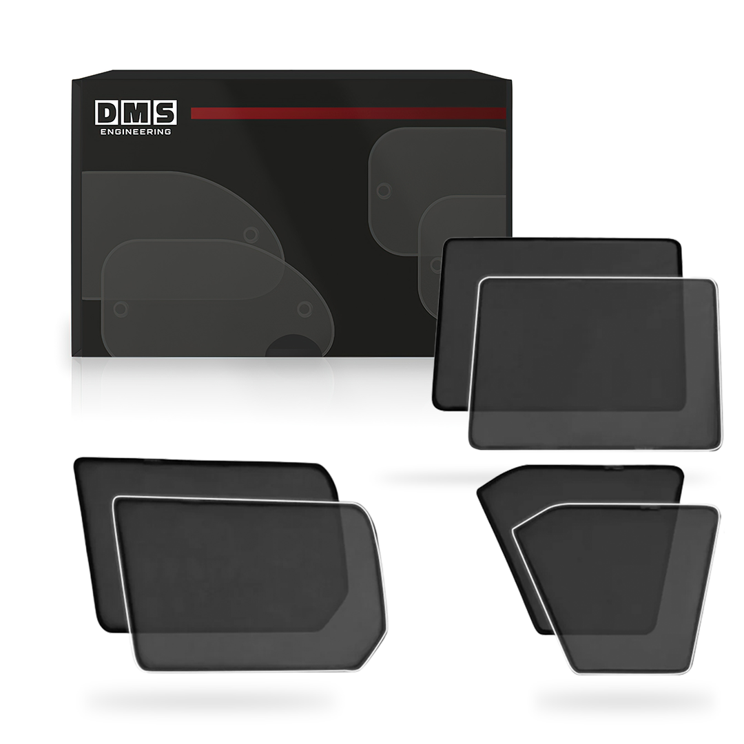 Land Rover Discovery 3 & 4 L319 (2004 - 2017) Magnetic Window Sun Shades Complete Set