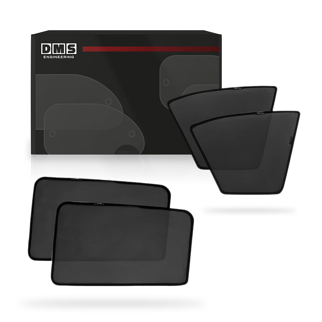 Toyota HiLux Dual Cab (2005 - 2015) Magnetic Window Sun Shades Complete Set