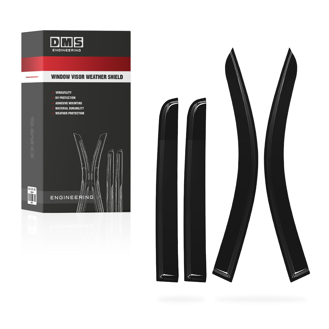 Toyota Hilux N80 (2015 - 2024) Dual Cab Window Visor Weather Shields