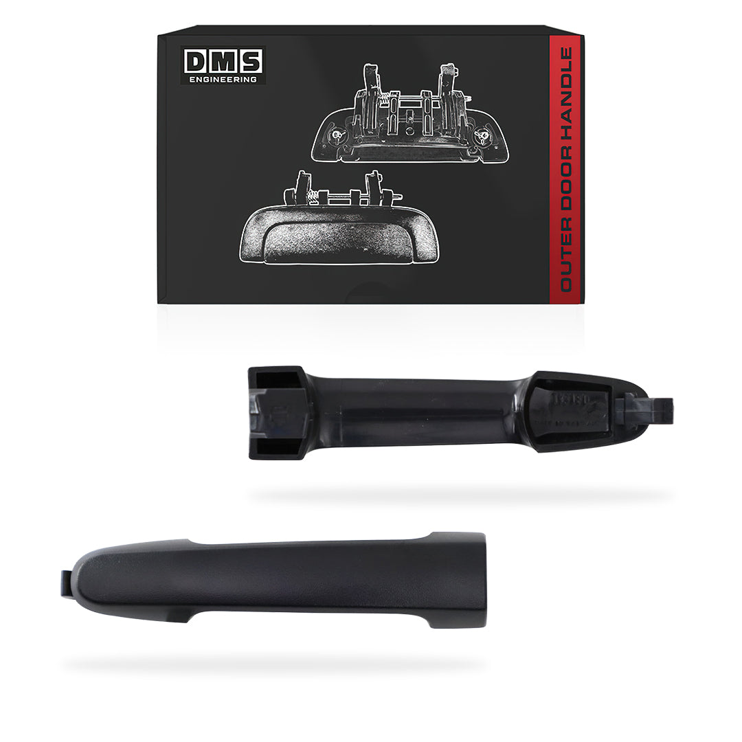 Toyota HiLux N70 (2011 - 2015) Rear Black Outer Door Handles LH + RH