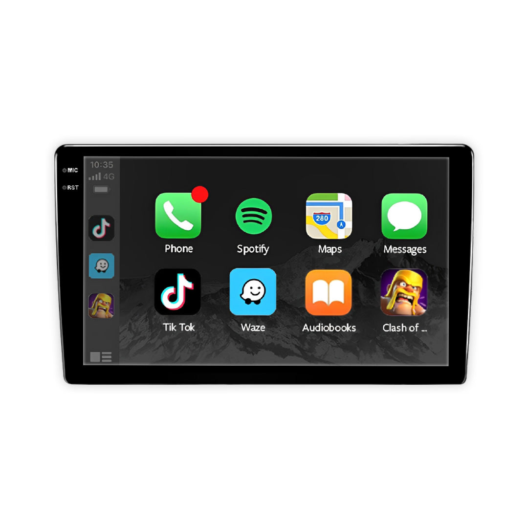 Holden Rodeo KB (1981 - 1985) 10.1" Single DIN Wireless Android 16 Head Unit for Apple CarPlay / Android Auto