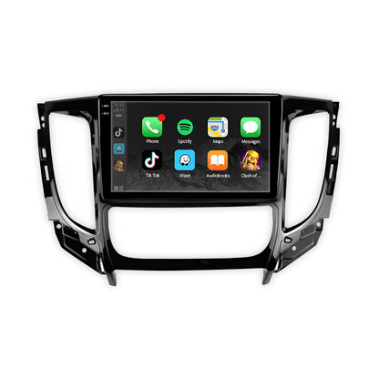 Mitsubishi Triton MQ / MR (2015 - 2019) 9" 13.3" Wireless Android 16 Head Unit for Apple CarPlay / Android Auto Manual AC Panel
