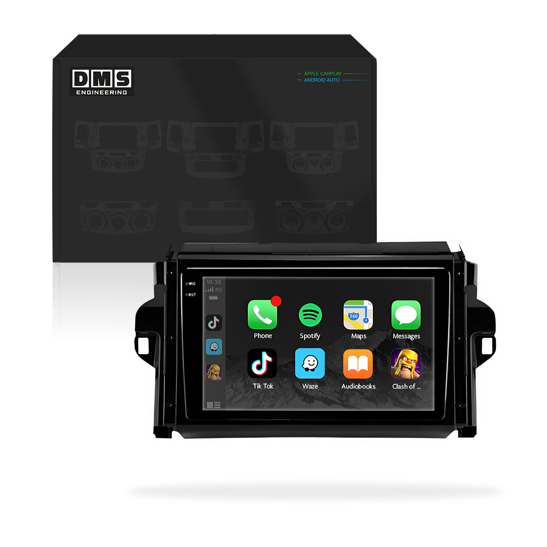 Toyota Fortuner GUN156 (2015 - 2020) 9" 13.3" Wireless Android 16 Head Unit for Apple CarPlay / Android Auto