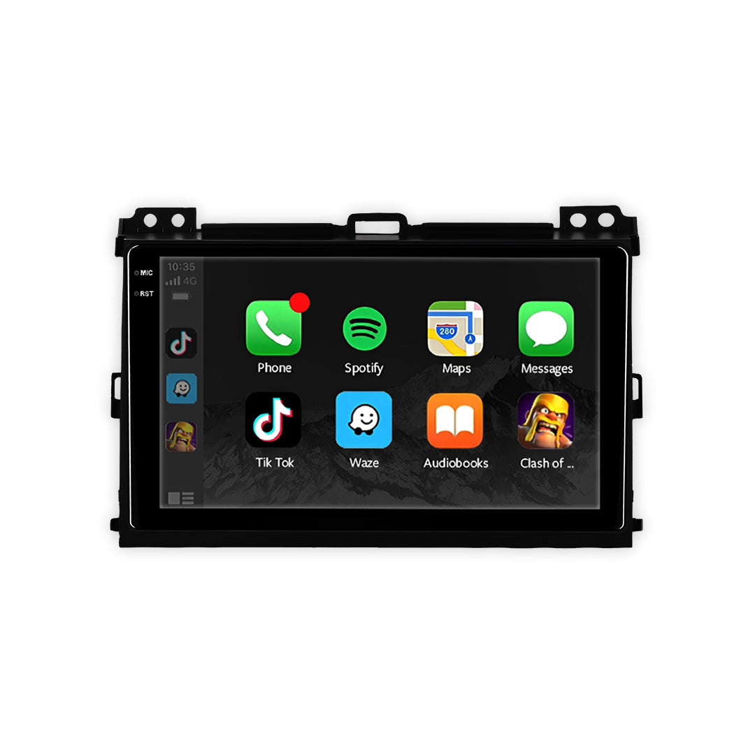 Toyota LandCruiser Prado 120 Series (2003 - 2009) 9" 13.3" Wireless Android 16 Head Unit for Apple CarPlay / Android Auto