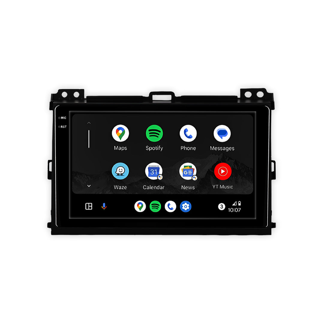 Toyota LandCruiser Prado 120 Series (2003 - 2009) 9" 13.3" Wireless Android 16 Head Unit for Apple CarPlay / Android Auto