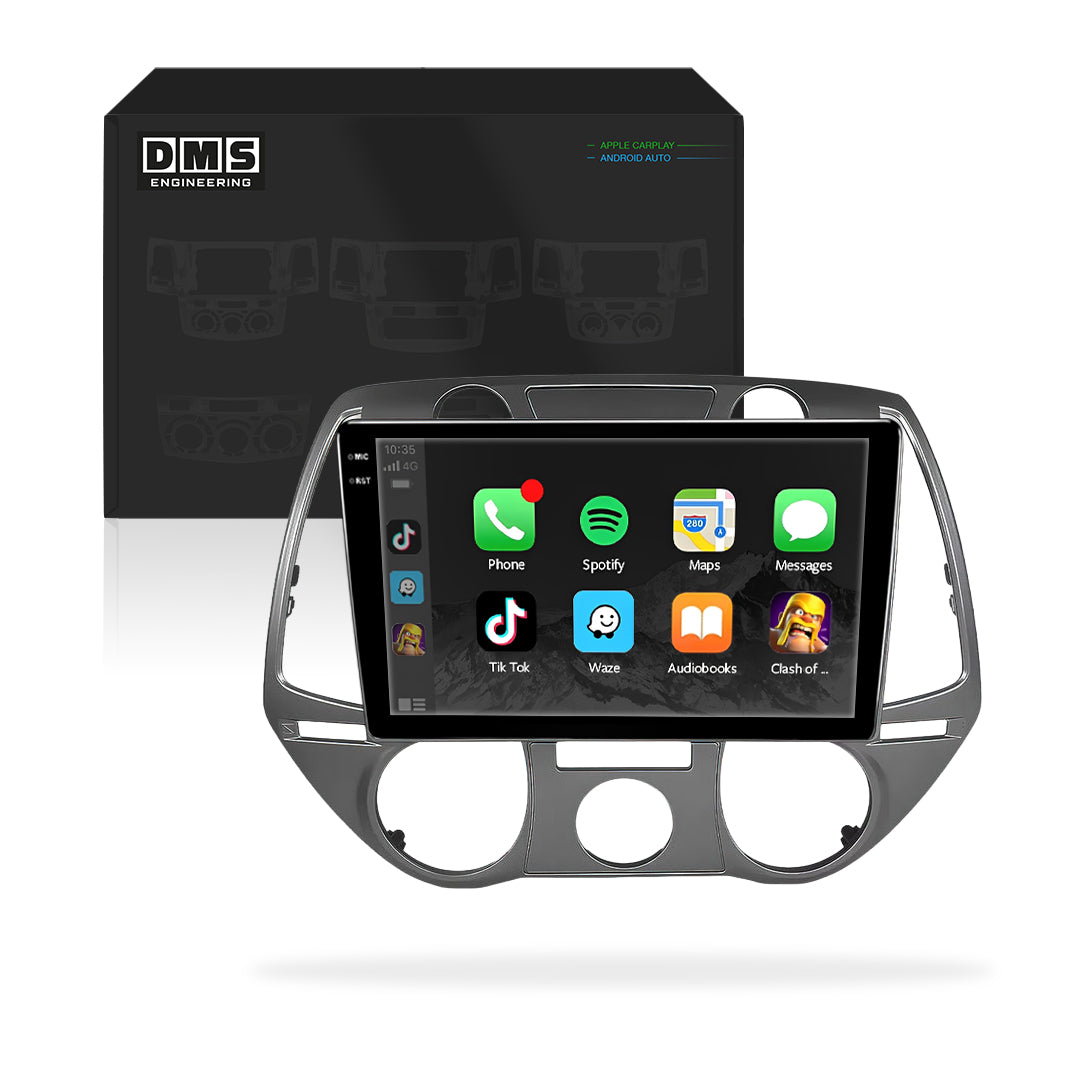 Hyundai i20 PB Series 1 (2010 - 2012) 9" 13.3" Wireless Android 16 Head Unit for Apple CarPlay / Android Auto