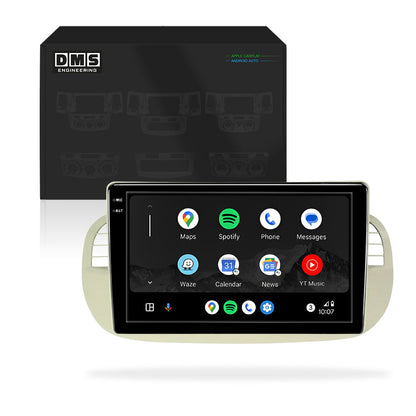 Fiat 500 Series 1 (2008 - 2014) 9" 13.3" Wireless Android 16 Head Unit for Apple CarPlay / Android Auto