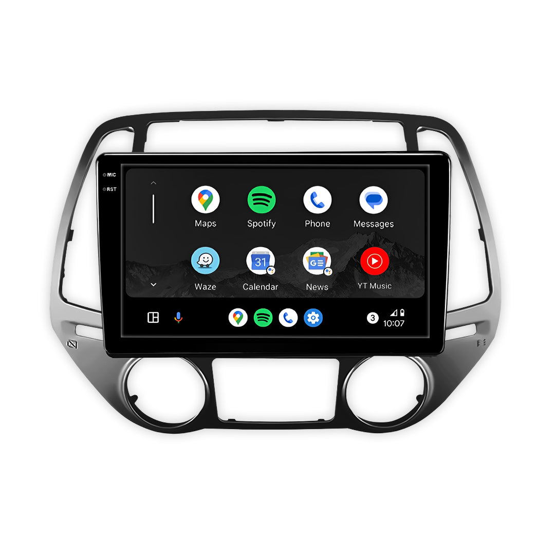 Hyundai i20 PB Series 2 (2012 - 2015) 9" 13.3" Wireless Android 16 Head Unit for Apple CarPlay / Android Auto