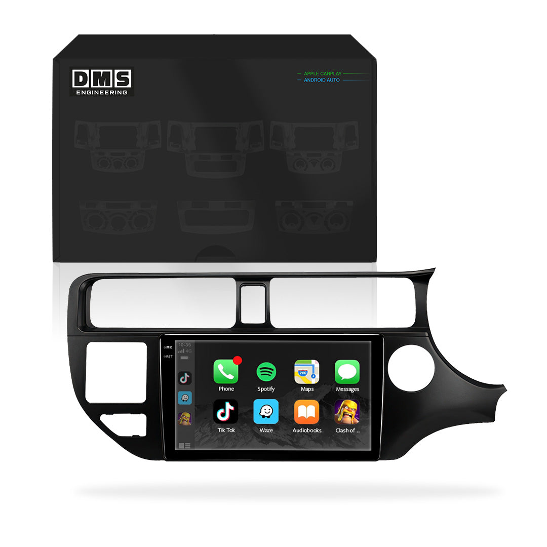 Kia Rio UB (2012 - 2014) 9" 13.3" Wireless Android 16 Head Unit for Apple CarPlay / Android Auto Horizontal Hazard Light Button