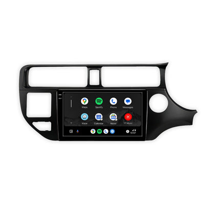 Kia Rio UB (2012 - 2014) 9" 13.3" Wireless Android 16 Head Unit for Apple CarPlay / Android Auto Horizontal Hazard Light Button