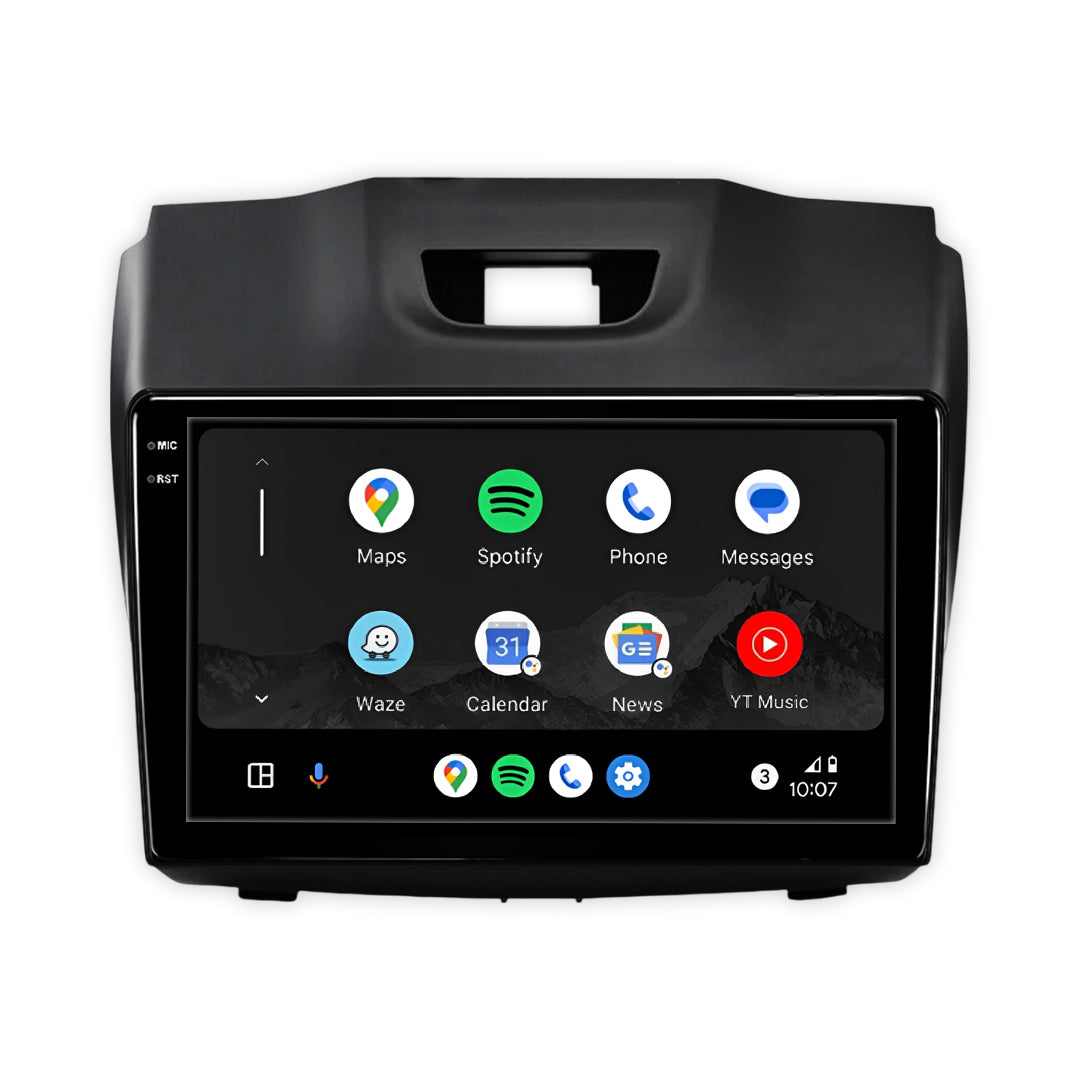 Isuzu MU-X (2012 - 2020) 9" 13.3" Wireless Android 16 Head Unit for Apple CarPlay / Android Auto Roof Screen