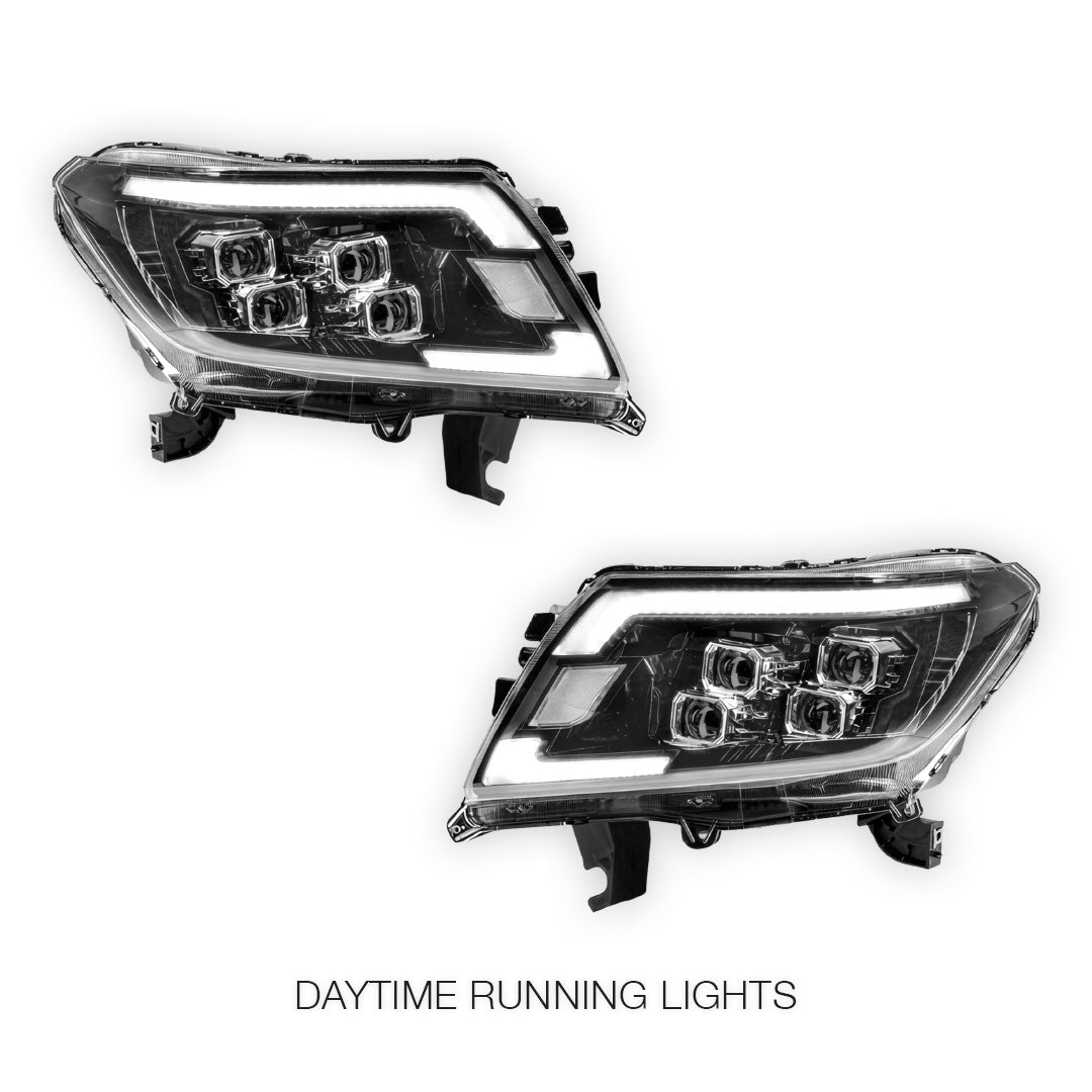 Nissan Navara D23 (2015 - 2020) LED Headlights Halo DRL  LH + RH