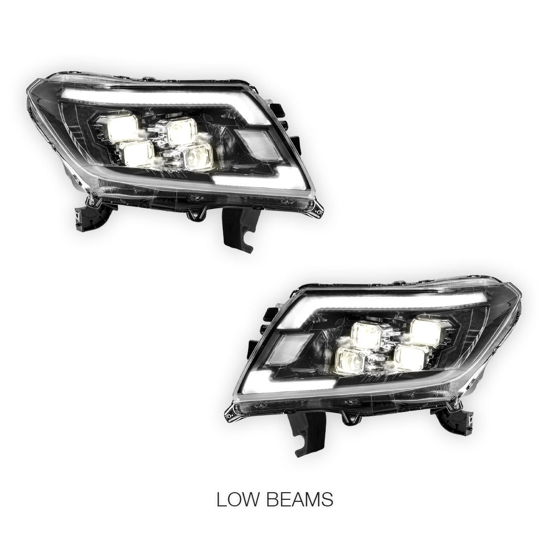 Nissan Navara D23 (2015 - 2020) LED DRL Projector Headlights LH + RH