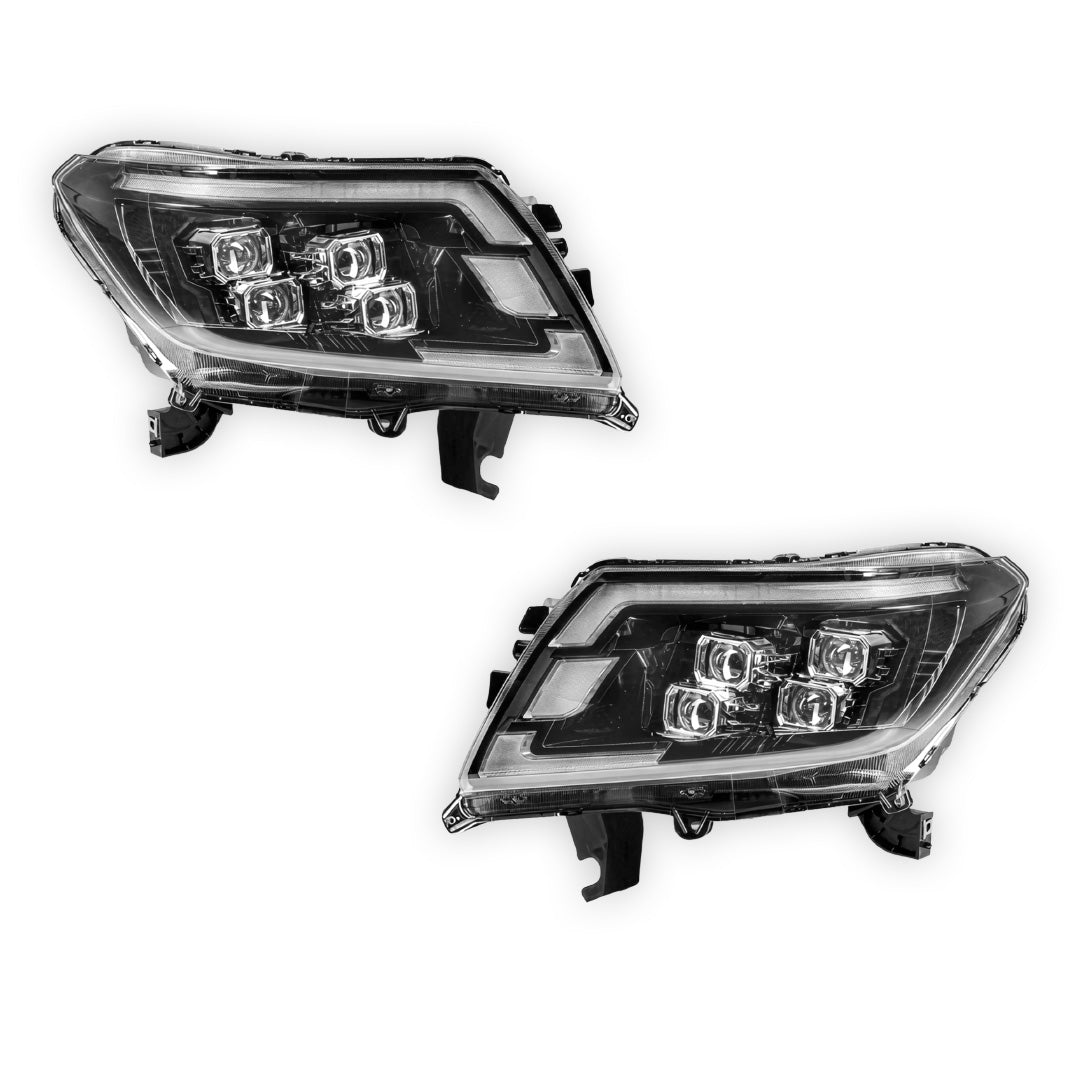 Nissan Navara D23 (2015 - 2020) LED DRL Projector Headlights LH + RH