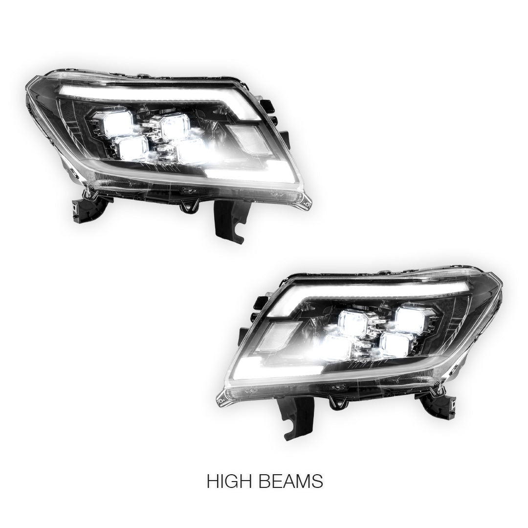 Nissan Navara D23 (2015 - 2020) LED DRL Projector Headlights LH + RH