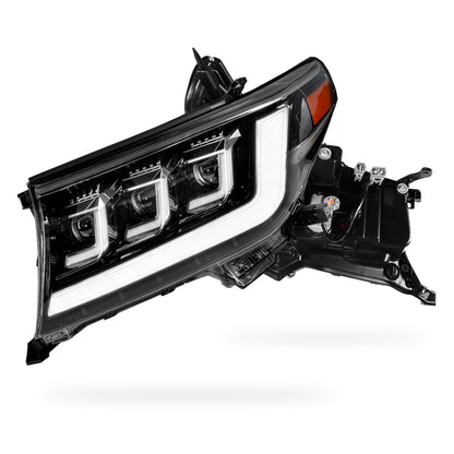Toyota LandCruiser 200 Series (2007- 2015) FULL LED DRL Projector Headlights LH + RH