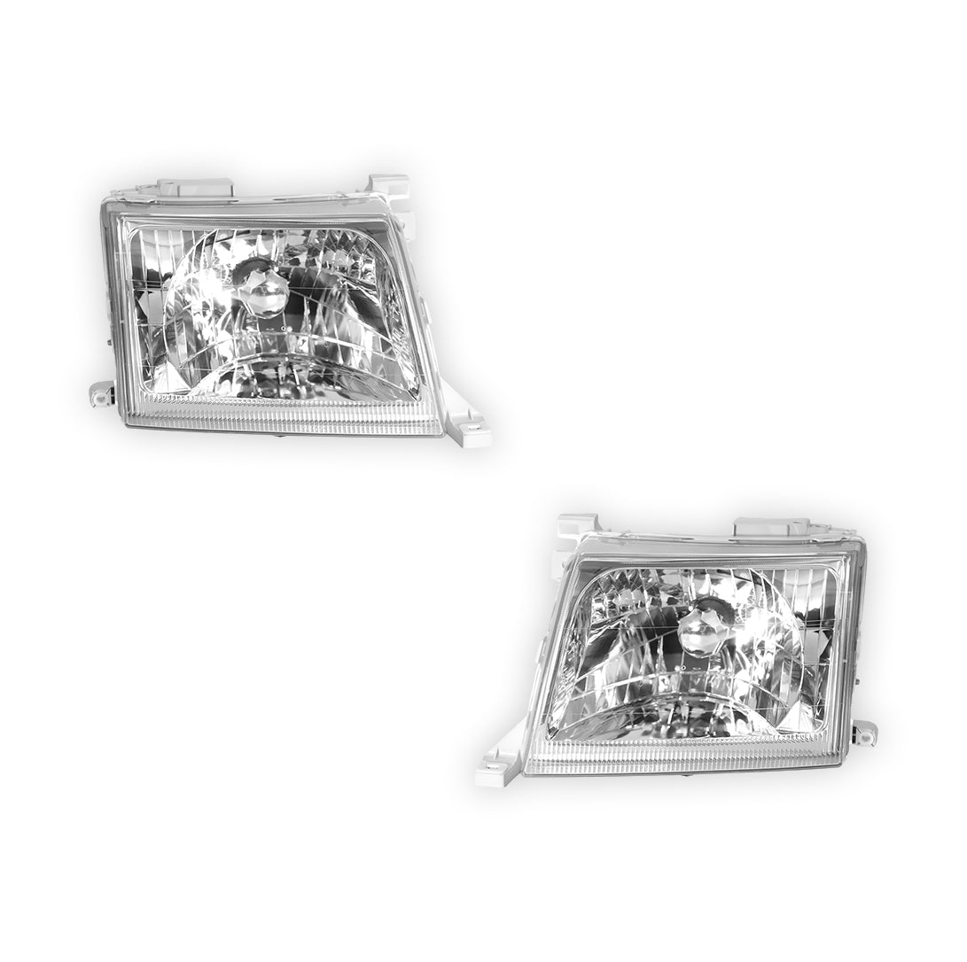 Nissan Navara D22 (1999 - 2001) Headlights LH + RH