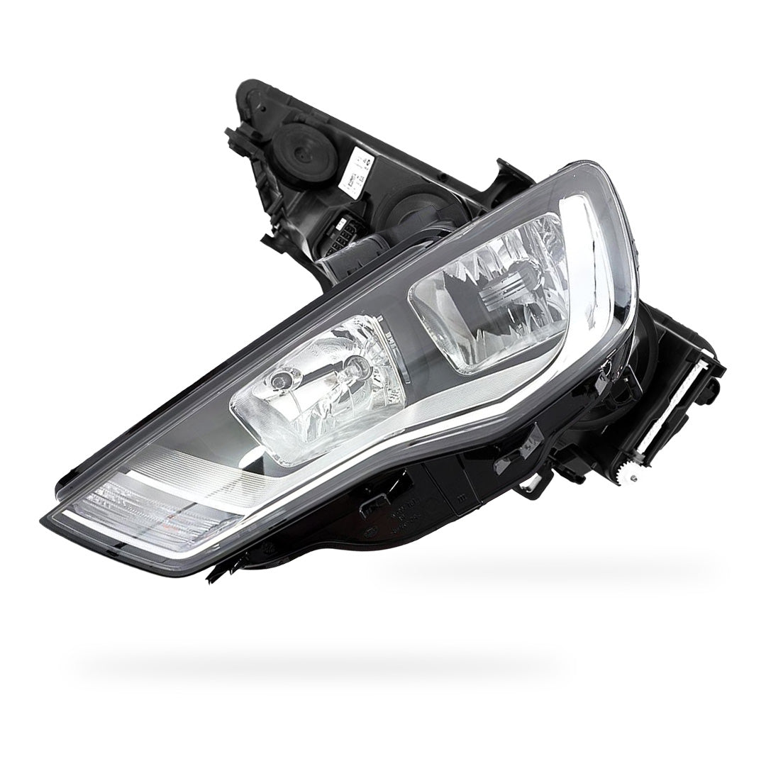 Audi A3 8V (2013 - 2016) Clear Black Halogen Genuine Headlights LH + RH