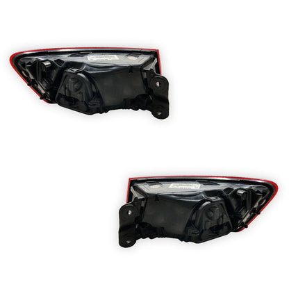 Audi A3 8V (2013 - 2016) Genuine Clear Red Tail Lights LH + RH