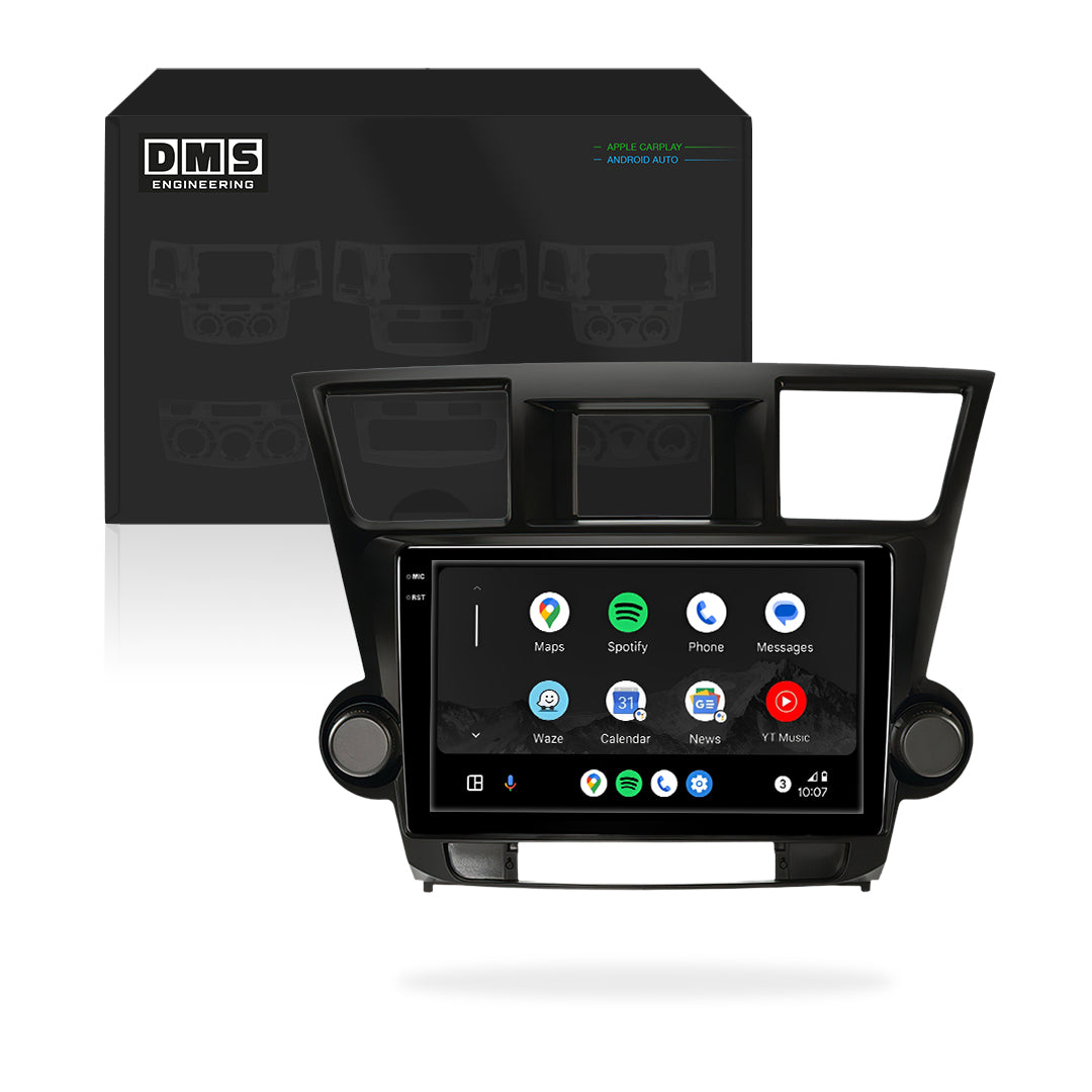 Toyota Kluger XU40 (2009 - 2014) 9" Wireless Android 16 Head Unit for Apple CarPlay / Android Auto