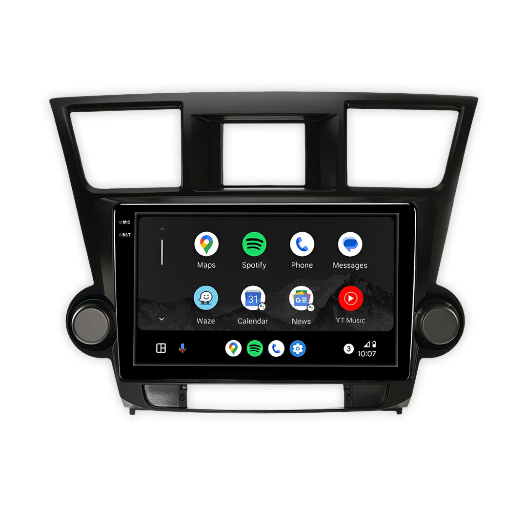 Toyota Kluger XU40 (2009 - 2014) 9" Wireless Android 16 Head Unit for Apple CarPlay / Android Auto