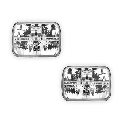 Toyota HiLux N30 / N40 / N50 / N60 (1980 - 2005) Headlights works with H4 Globe Glass or Plastic Lens LH + RH