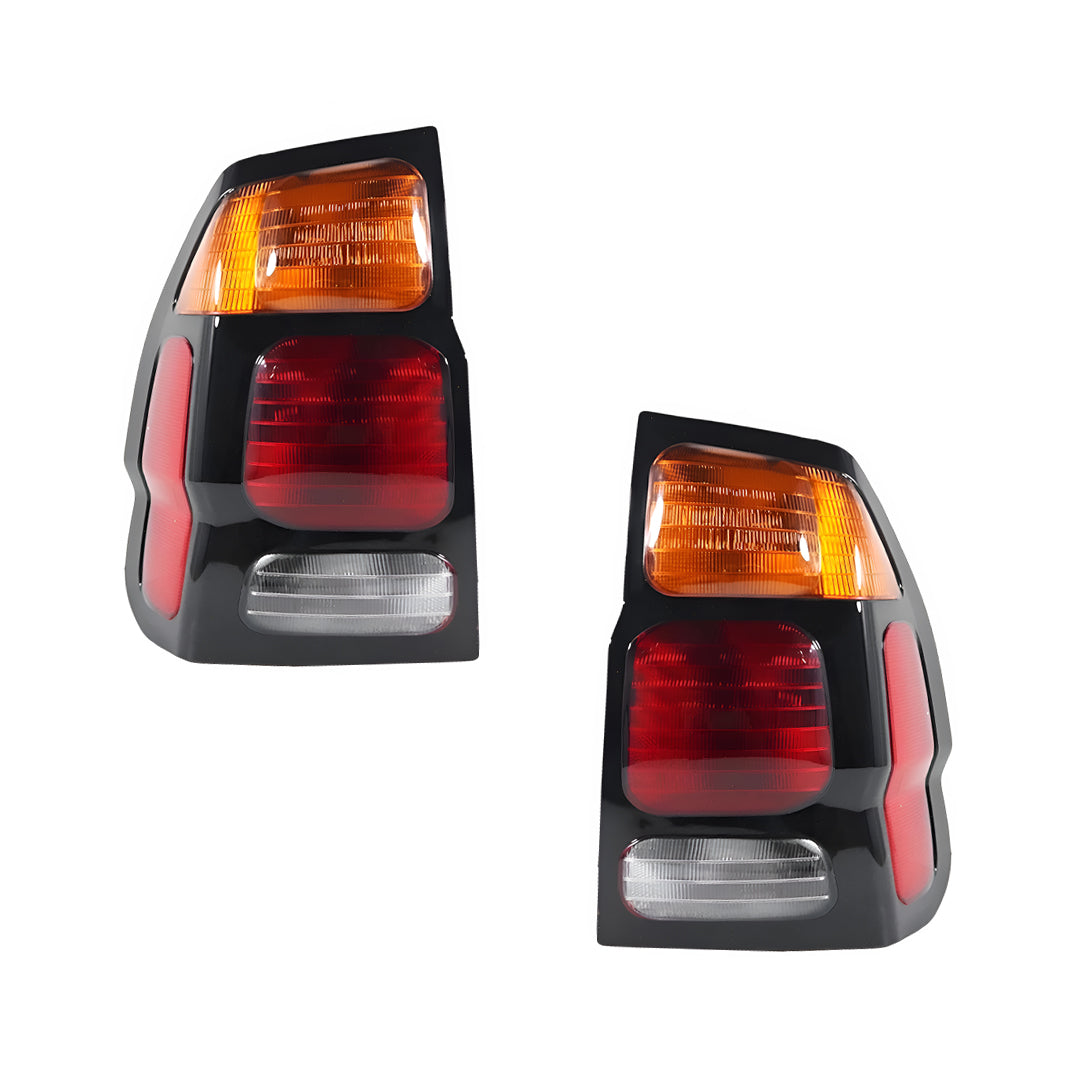Mitsubishi Challenger PA (2000 - 2005) Amber Halogen OEM Style Tail Lights LH + RH