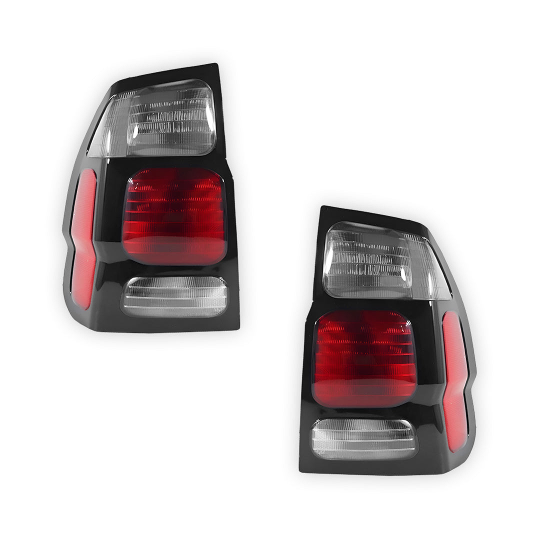 Mitsubishi Challenger PA (2000 - 2005) White Halogen Outer OEM Style Tail Lights LH + RH