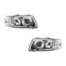 Audi A3 8L (2000 - 2003) Black / Chrome Non-Xenon OEM Style Headlights LH + RH