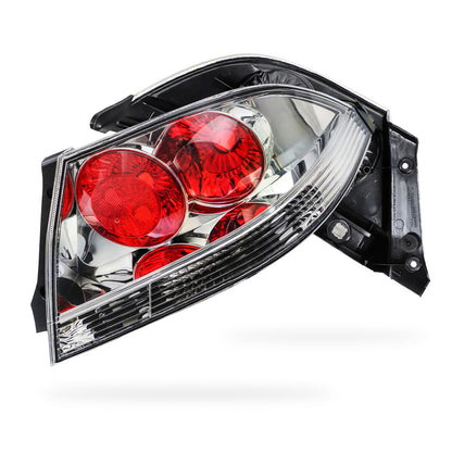Mitsubishi Lancer CH (2006 - 2008) Red / Chrome OEM Style Tail Lights LH + RH