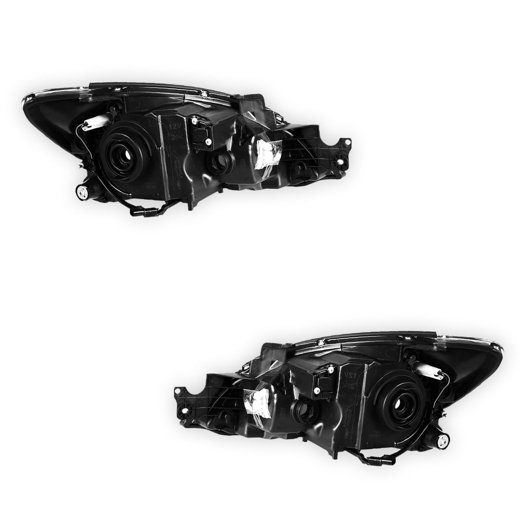 Mitsubishi Lancer CH (2006 - 2008) Chrome / Yellow OEM Style Headlights LH + RH