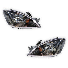 Mitsubishi Lancer CH (2004 - 2006) Chrome / Black OEM Style Headlights LH + RH