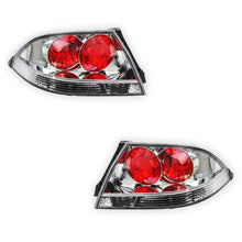 Mitsubishi Lancer CH (2004 - 2006) Clear / Red Halogen OEM Style Tail Lights LH + RH