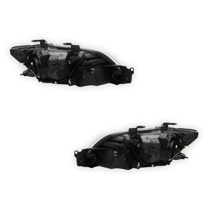 Mitsubishi Lancer CG (2002 - 2003) Clear / Chrome OEM Style Headlights LH + RH