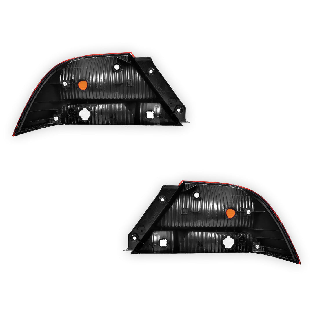 Mitsubishi Lancer CG (2002 - 2003) Clear / Red OEM Style Tail Lights LH + RH