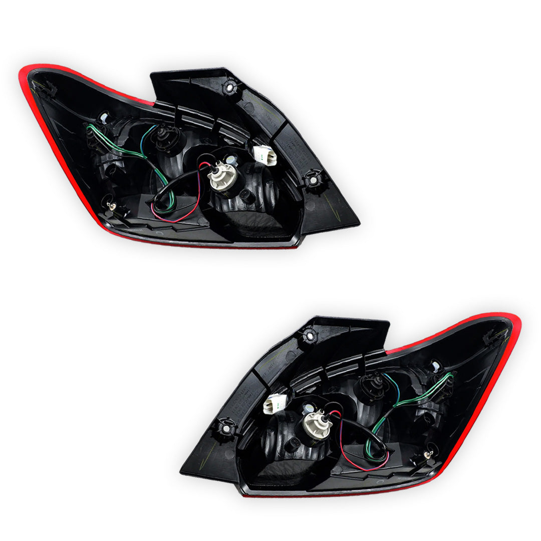 Mitsubishi Mirage LA (2016 - 2020) Red / Orange OEM Style Tail Lights LH + RH