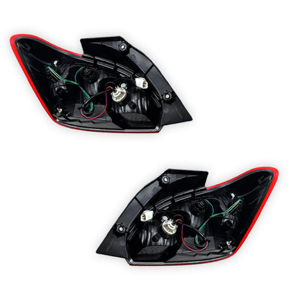 Mitsubishi Mirage LA (2016 - 2020) Red / Orange OEM Style Tail Lights LH + RH