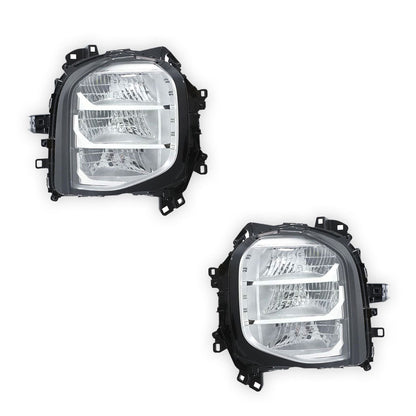 Mitsubishi Outlander ZM (2021 - 2025) Genuine Clear / Black LED Headlights LH + RH