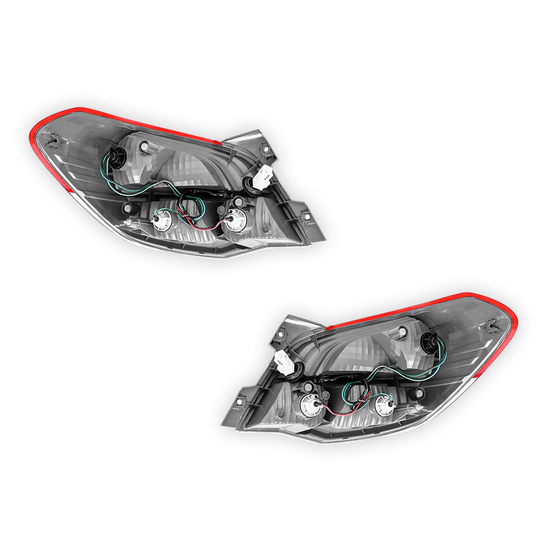 Mitsubishi Mirage LA (2014 - 2020) Genuine Red / Clear Tail Lights LH + RH