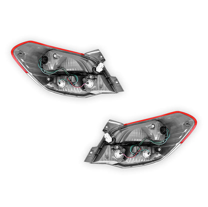 Mitsubishi Mirage LA (2014 - 2020) Genuine Red / Clear Tail Lights LH + RH