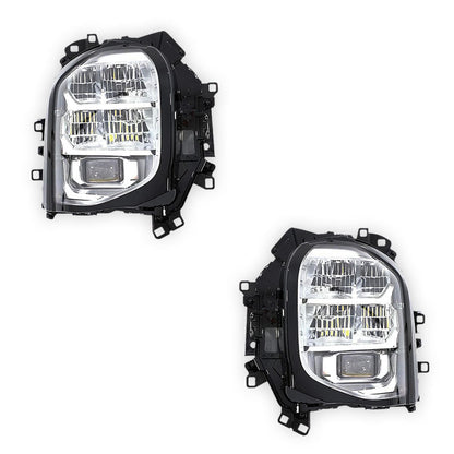 Mitsubishi Outlander ZM (2021 - 2025) Genuine Clear / Black LED Headlights LH + RH