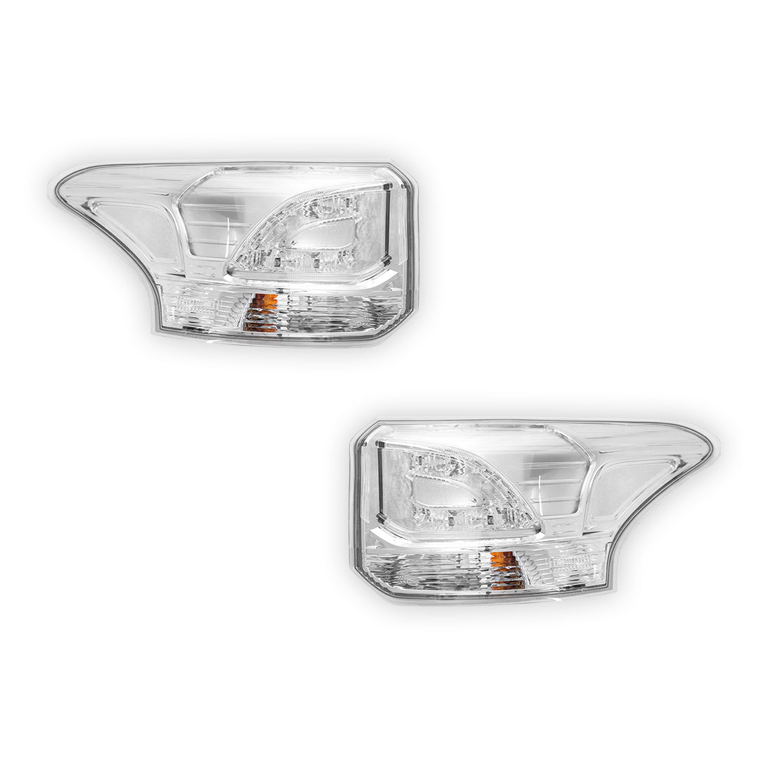 Mitsubishi Outlander ZJ (2012 - 2014) Genuine Outer Red / White Tail Lights LH + RH