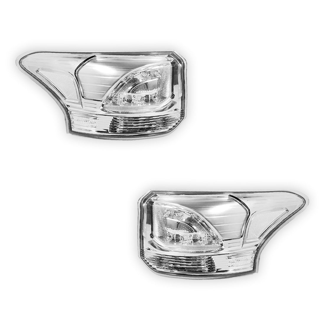 Mitsubishi Outlander ZJ (2012 - 2014) Clear LED OEM Style Tail Lights LH + RH