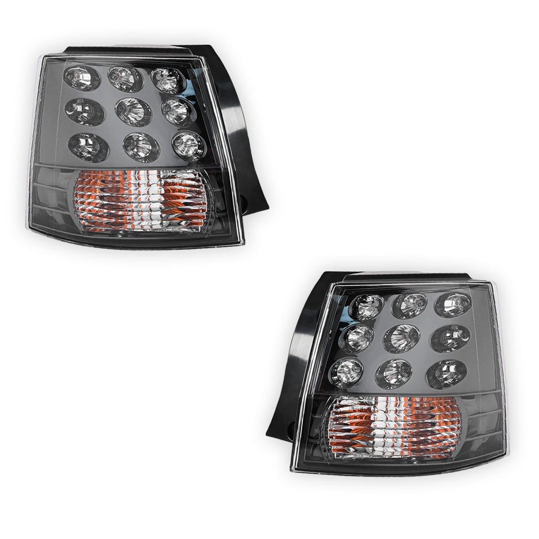 Mitsubishi Outlander ZH (2009 - 2012) Outer Clear / Red OEM Style Tail Lights LH + RH