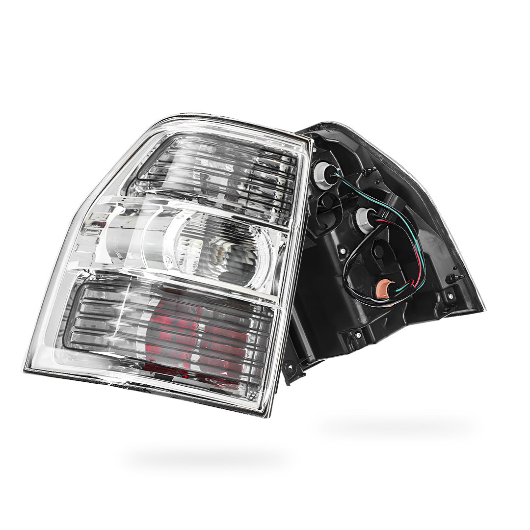 Mitsubishi Pajero NX (2014 - 2021) Clear / Chrome OEM Style Tail Lights LH + RH
