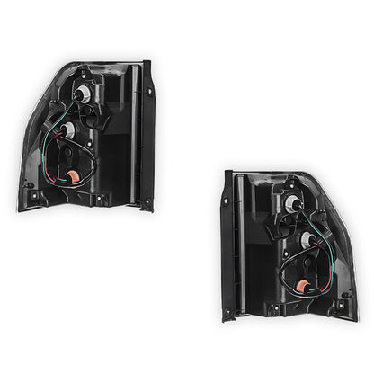 Mitsubishi Pajero NX (2014 - 2021) Clear / Chrome OEM Style Tail Lights LH + RH
